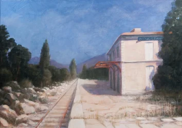 Rail station, Châteauneuf, 2012